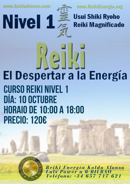 Curso Formación de Reiki Magnificado Ryoho Nivel 1