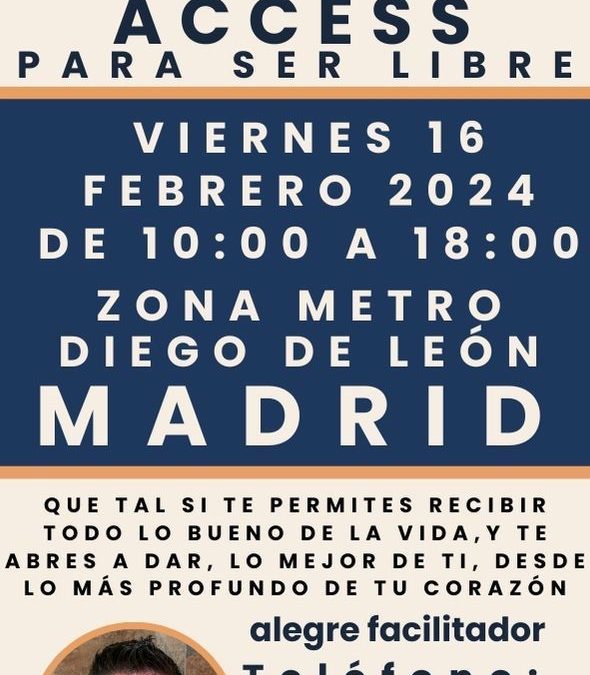 Certificación Internacional de Barras de Access Consciousness en Madrid